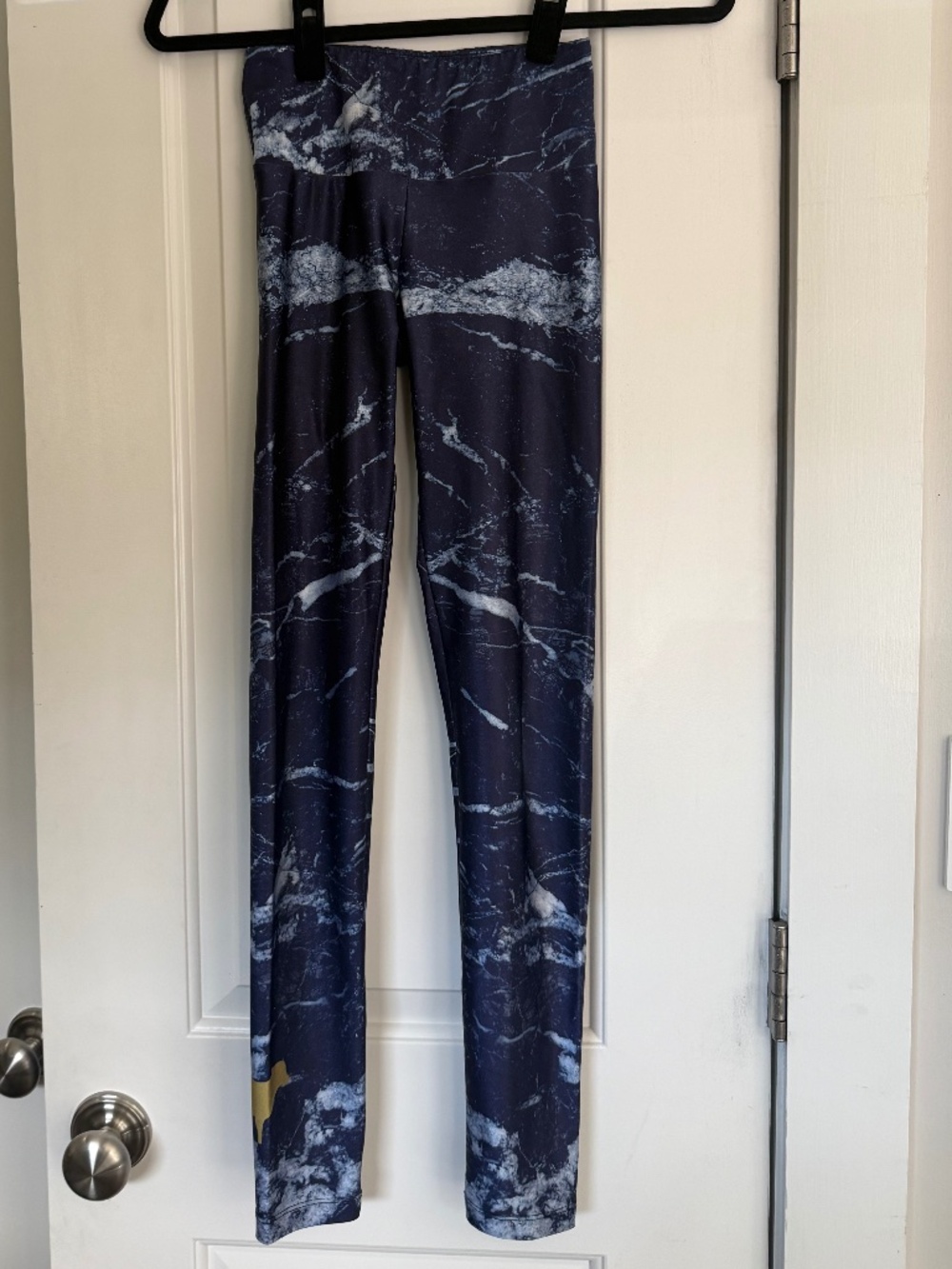 Goldsheep Blue Marble Leggings - XS